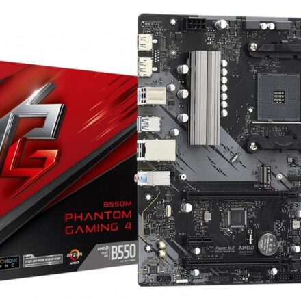 MOTHER ASROCK (AM4) B550M PHANTOM GAMING 4