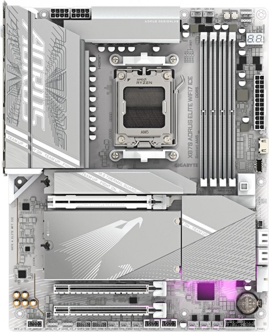 MOTHER GIGABYTE (AM5) X870 AORUS ELITE WF7 ICE - 2 MOTHER GIGABYTE (AM5) X870 AORUS ELITE WF7 ICE
