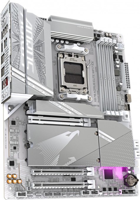 MOTHER GIGABYTE (AM5) X870 AORUS ELITE WF7 ICE - 3 MOTHER GIGABYTE (AM5) X870 AORUS ELITE WF7 ICE