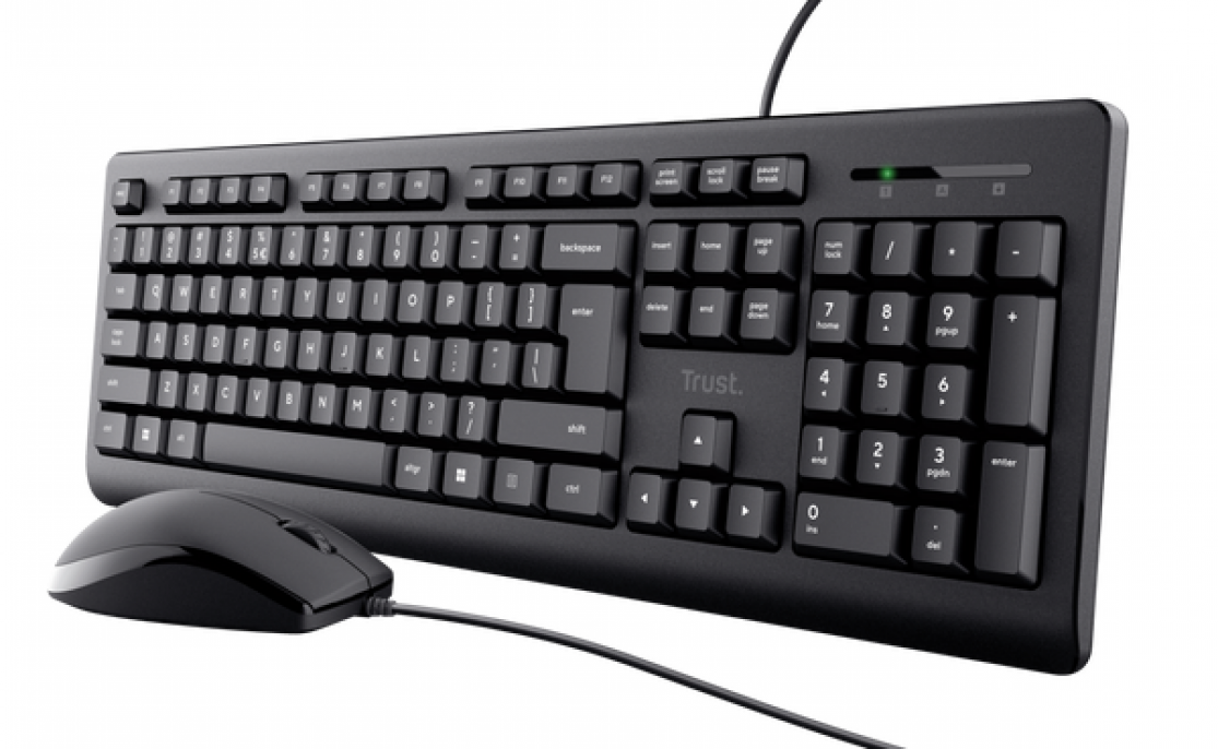 COMBO TECLADO + MOUSE TRUST PRIMO BLACK USB SILENCIOSO COMBO TECLADO + MOUSE TRUST PRIMO BLACK USB SILENCIOSO