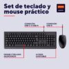 COMBO TECLADO + MOUSE TRUST PRIMO BLACK USB SILENCIOSO - 4 COMBO TECLADO + MOUSE TRUST PRIMO BLACK USB SILENCIOSO