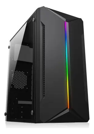 gabinete gamer jalatec jt k80 | kit rgb con fuente y periféricos incluidos