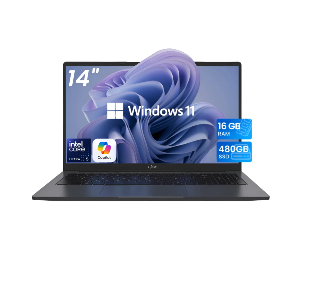 Notebook Gfast N-14U5 Intel Core Ultra 5 16GB 480GB SSD | 14″ IPS FHD IA