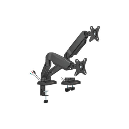 Soporte Doble Brazo para Monitor Onebox | Resorte a Gas | 17″ a 32″