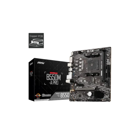 Placa Madre | MSI | B550M-A PRO | AM4 Micro-ATX B550 DDR4 Placa Madre | MSI | B550M-A PRO | AM4 Micro-ATX B550 DDR4