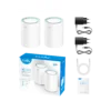 Router | Cudy | M1300 2-Pack | Mesh Wi‑Fi 5 AC1200 Gigabit Dual Band - 2 Router | Cudy | M1300 2-Pack | Mesh Wi‑Fi 5 AC1200 Gigabit Dual Band