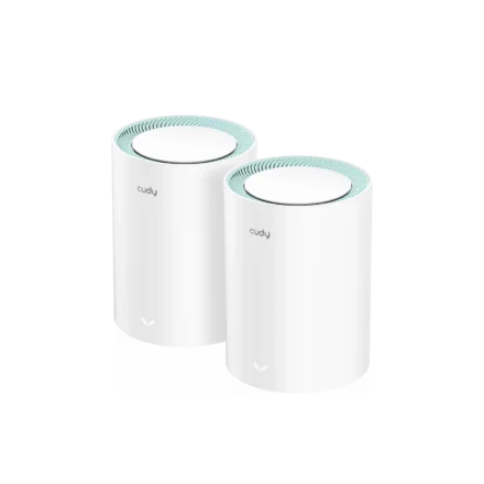 Router | Cudy | M1300 2-Pack | Mesh Wi‑Fi 5 AC1200 Gigabit Dual Band