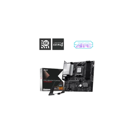 Placa madre | MSI | PRO B840M-P WIFI6E | AM5 DDR5 Wi‑Fi 6E mATX Placa madre | MSI | PRO B840M-P WIFI6E | AM5 DDR5 Wi‑Fi 6E mATX