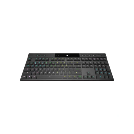 Teclado gamer CORSAIR RGB ultradelgado K100 AIR WIRELESS CHERRY MX Ultra Low Profile Teclado gamer CORSAIR RGB ultradelgado K100 AIR WIRELESS CHERRY MX Ultra Low Profile
