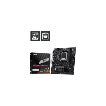 Motherboard | MSI | PRO A620AM-B EVO | AM5 DDR5 Micro ATX PCIe 4.0