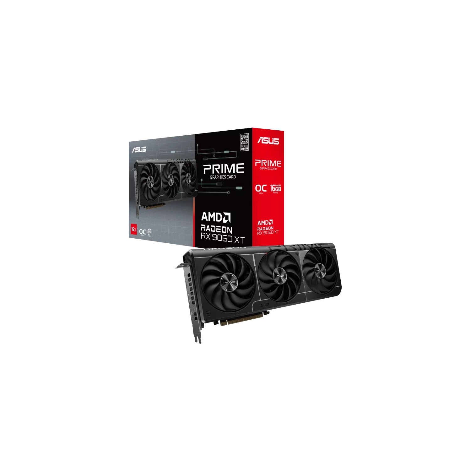 Placa de Video ASUS AMD Radeon PRIME-RX9060XT O16G GDDR6 Placa de Video ASUS AMD Radeon PRIME-RX9060XT O16G GDDR6