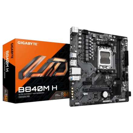Motherboard | GIGABYTE | B840M H | AM5, DDR5, PCIe 4.0, Micro ATX