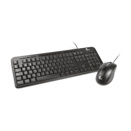 Teclado | XTECH | XTK-301S | combo USB español con mouse alámbrico