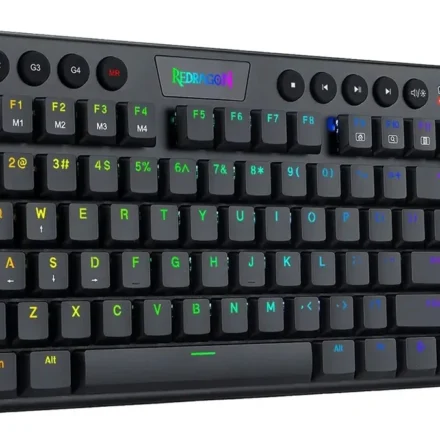 teclado | redragon | k622 horus tkl | mecánico rgb español usb c switch red