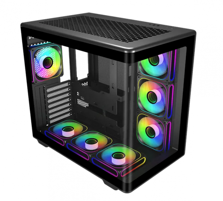 GABINETE COOLER MASTER ELITE 600 BLACK 7 ARGB - 2 GABINETE COOLER MASTER ELITE 600 BLACK 7 ARGB