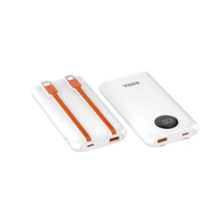 power bank | soul | classic 400 10000mah 22.5w | cables integrados blanco