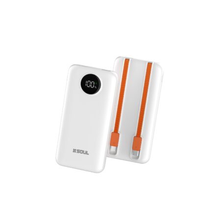 Power Bank | Soul | Classic 400 10000mAh 22.5W | Cables integrados Blanco