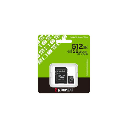 Memoria | Kingston | Canvas Select Plus 512GB | microSDXC V30 A1 Memoria | Kingston | Canvas Select Plus 512GB | microSDXC V30 A1