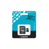 memoria | kingston | canvas go! plus 512gb | microsdxc v30 a2