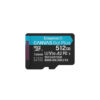 memoria | kingston | canvas go! plus 512gb | microsdxc v30 a2 memoria | kingston | canvas go! plus 512gb | microsdxc v30 a2