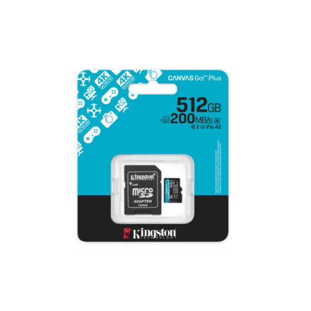 Memoria | Kingston | Canvas Go! Plus 512GB | microSDXC V30 A2 Memoria | Kingston | Canvas Go! Plus 512GB | microSDXC V30 A2