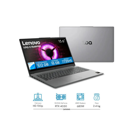 notebook | lenovo | loq essential | ryzen 7 16gb rtx 4050 15,6”