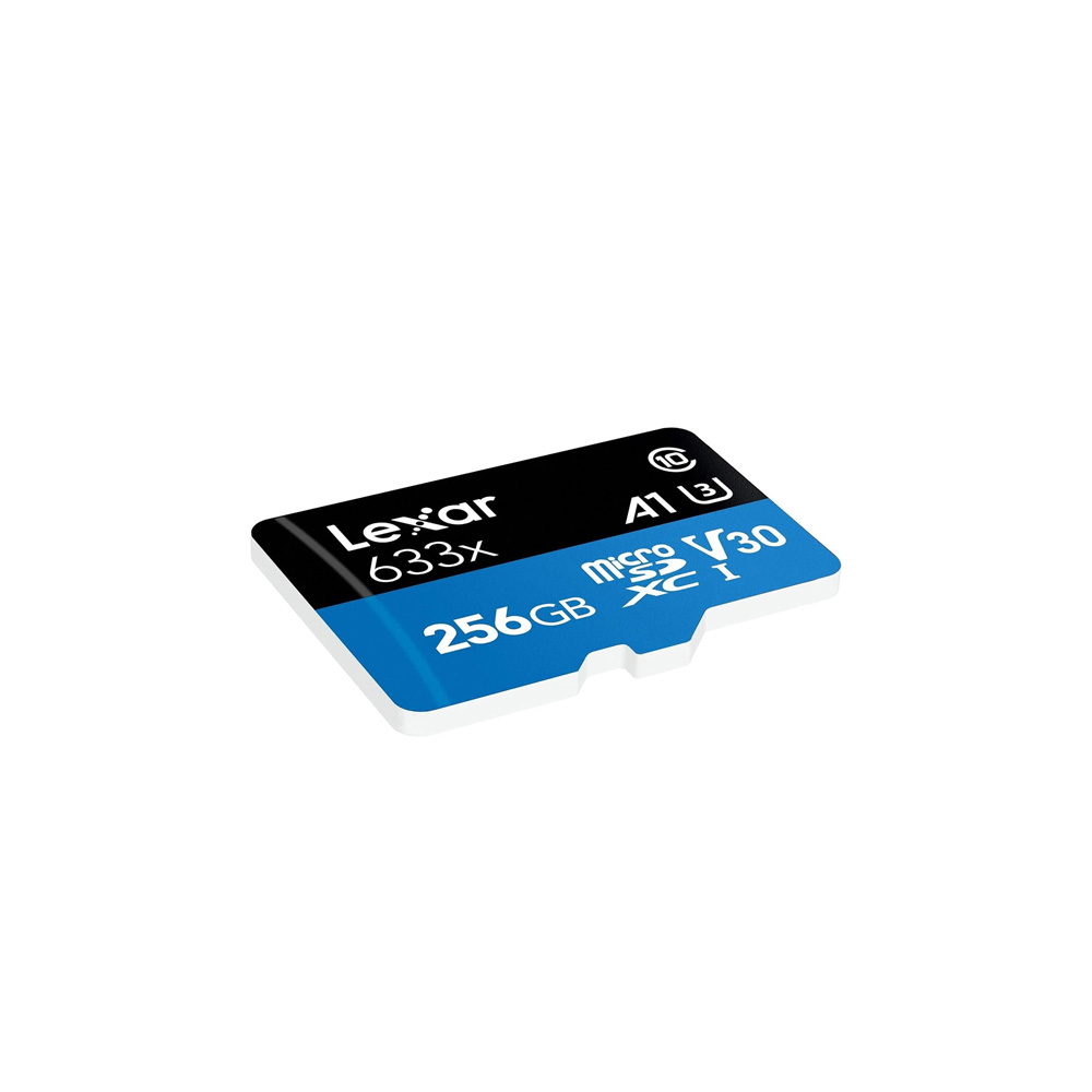 memoria | lexar | microsdxc 256gb 633x | uhs i v30 a1 + adaptador memoria | lexar | microsdxc 256gb 633x | uhs i v30 a1 + adaptador