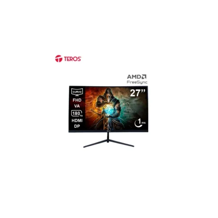 Monitor | Teros TE-2787G | Gaming | 27" Curvo FHD 180Hz 1ms