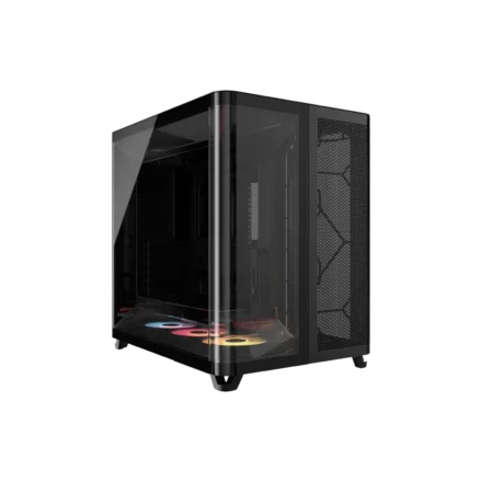 Gabinete CORSAIR ARGB AIR 5400 RS-R Mid Tower con triple cámara Negro