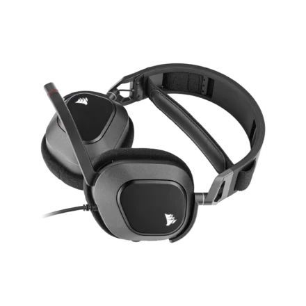 Auricular gaming cableado Corsair HS80 RGB USB, carbón