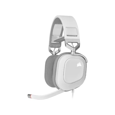 Auricular gaming cableado Corsair HS80 RGB USB, blanco Auricular gaming cableado Corsair HS80 RGB USB, blanco