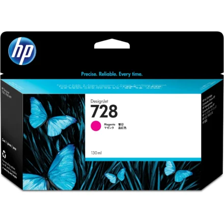 Cartucho de tinta | HP | 728 F9J66A | Magenta 130 ml DesignJet T730/T830