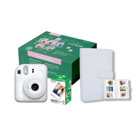 Cámara | Fujifilm | Instax Mini 12 Blanca | Combo HotSale 20 Fotos + Álbum