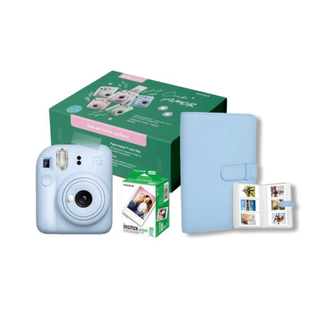 Cámara | Fujifilm | Instax Mini 12 Celeste | Combo HotSale 20 Fotos + Álbum