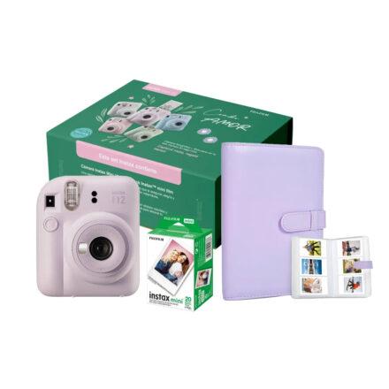 Cámara | Fujifilm | Instax Mini 12 Lila | Combo HotSale 20 Fotos + Álbum