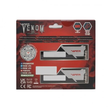 MEMORIA PATRIOT VIPER VENOM DDR5 16GB 6000 MTS CL36 BLK PE001183