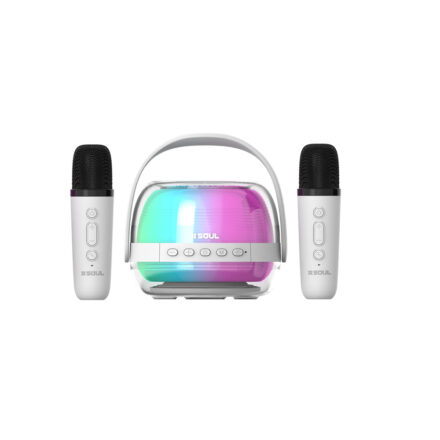 Parlante | Soul | Party Teen XS20 | Bluetooth 5W Blanco + 2 Micrófonos