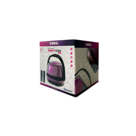 parlante | soul | party teen xs20 | bluetooth 5w negro + 2 micrófonos