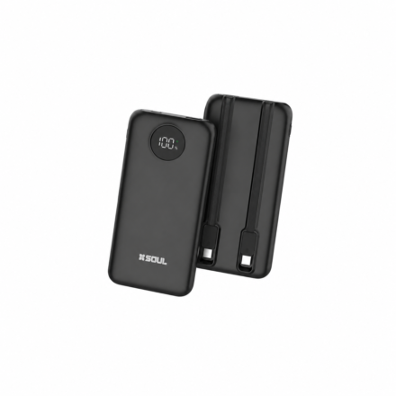Power Bank | Soul | Classic 400 | 10000mAh 22.5W USB-C IPH Negro Carga Rápida