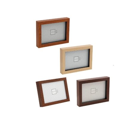 Portaretrato | VGO | 13×18 simil madera | Box con vidrio para apoyar