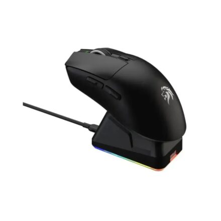 Mouse | Netmak | NM-GM62 inalámbrico | Tri-Modo con base RGB