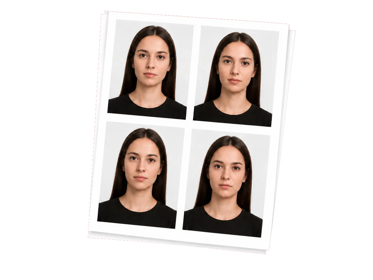 Foto carnet modelo
