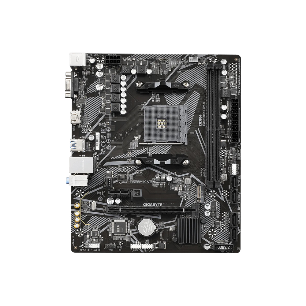 motherboard | gigabyte a520m k v2 | am4 | ddr4 | m.2 | hdmi | ryzen motherboard | gigabyte a520m k v2 | am4 | ddr4 | m.2 | hdmi | ryzen