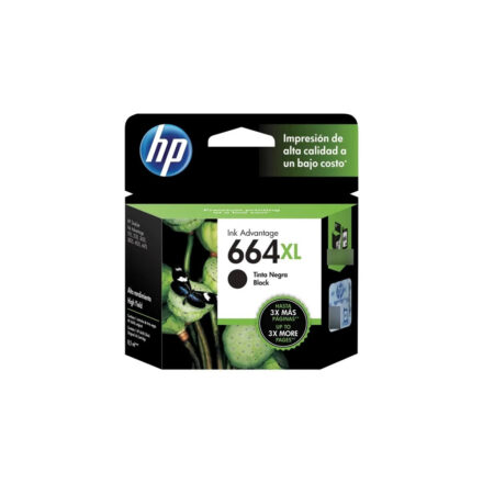 Cartucho | HP | 664XL Negro | Original Alto Rendimiento