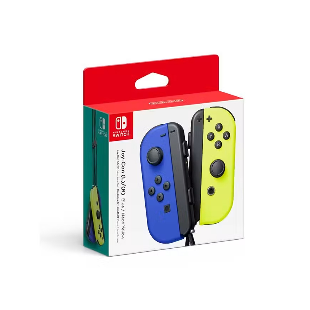 joystick | nintendo | joy con switch neon blue/yellow | set l/r original joystick | nintendo | joy con switch neon blue/yellow | set l/r original