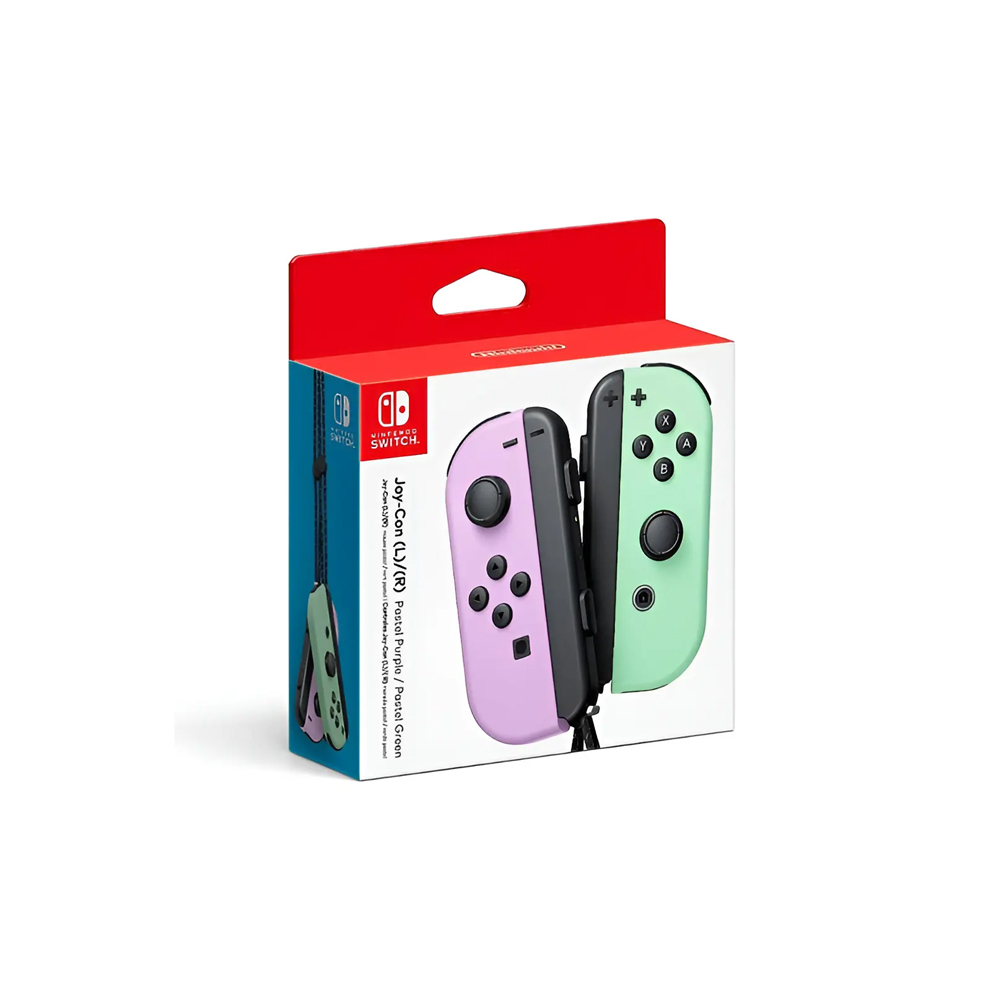 joystick | nintendo | joy con switch pastel purple/green | set l/r original joystick | nintendo | joy con switch pastel purple/green | set l/r original
