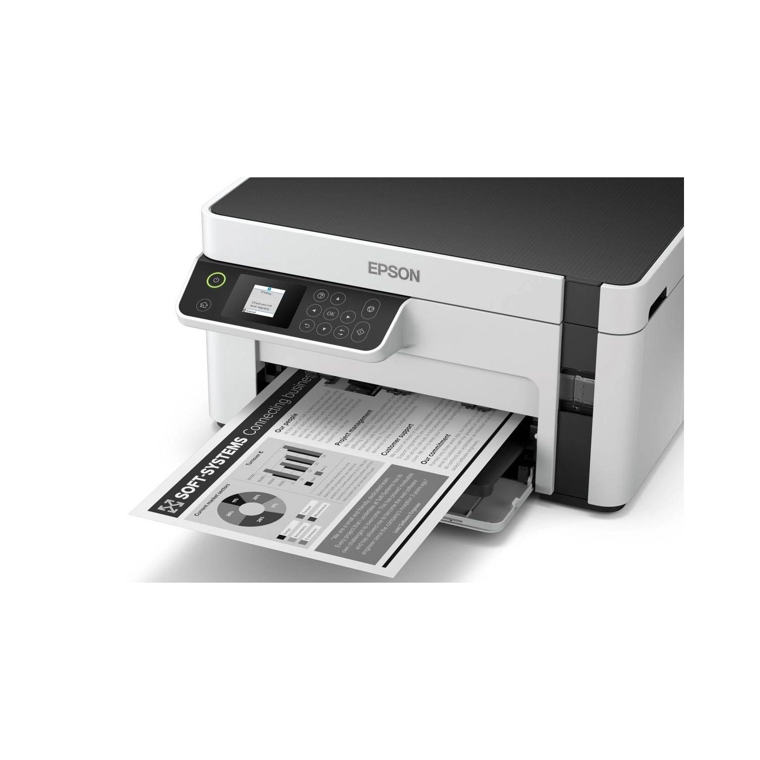 Impresora | Epson | EcoTank M2120 | Multifunción Monocromática | Wi‑Fi - 2 Impresora | Epson | EcoTank M2120 | Multifunción Monocromática | Wi‑Fi
