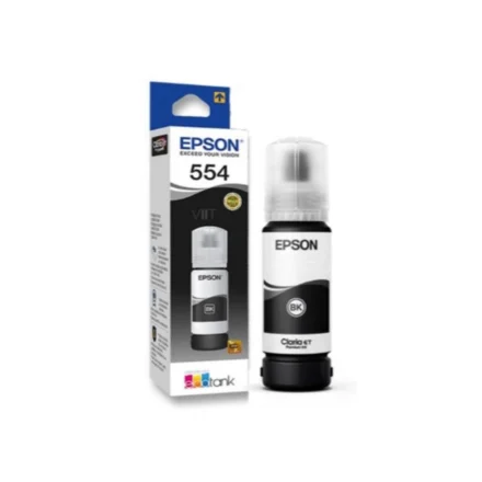 Botella de tinta | Epson | T554120-AL | Negro pigmentado 70 ml EcoTank