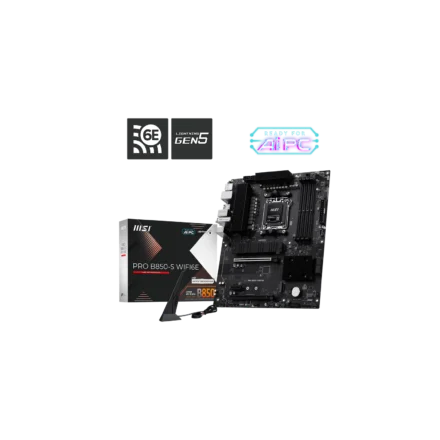 PC | MSI | PRO B850-S WIFI6E | AM5 DDR5, Wi‑Fi 6E y 2.5G LAN