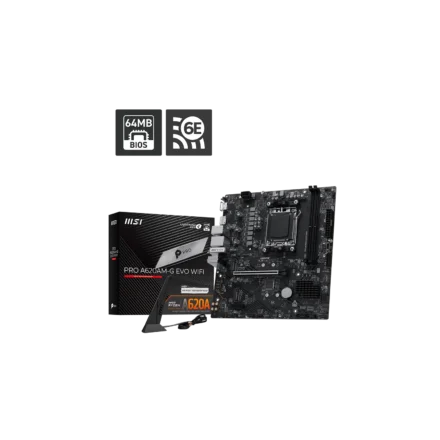 Motherboard MSI PRO A620AM-G EVO WIFI AM5 DDR5